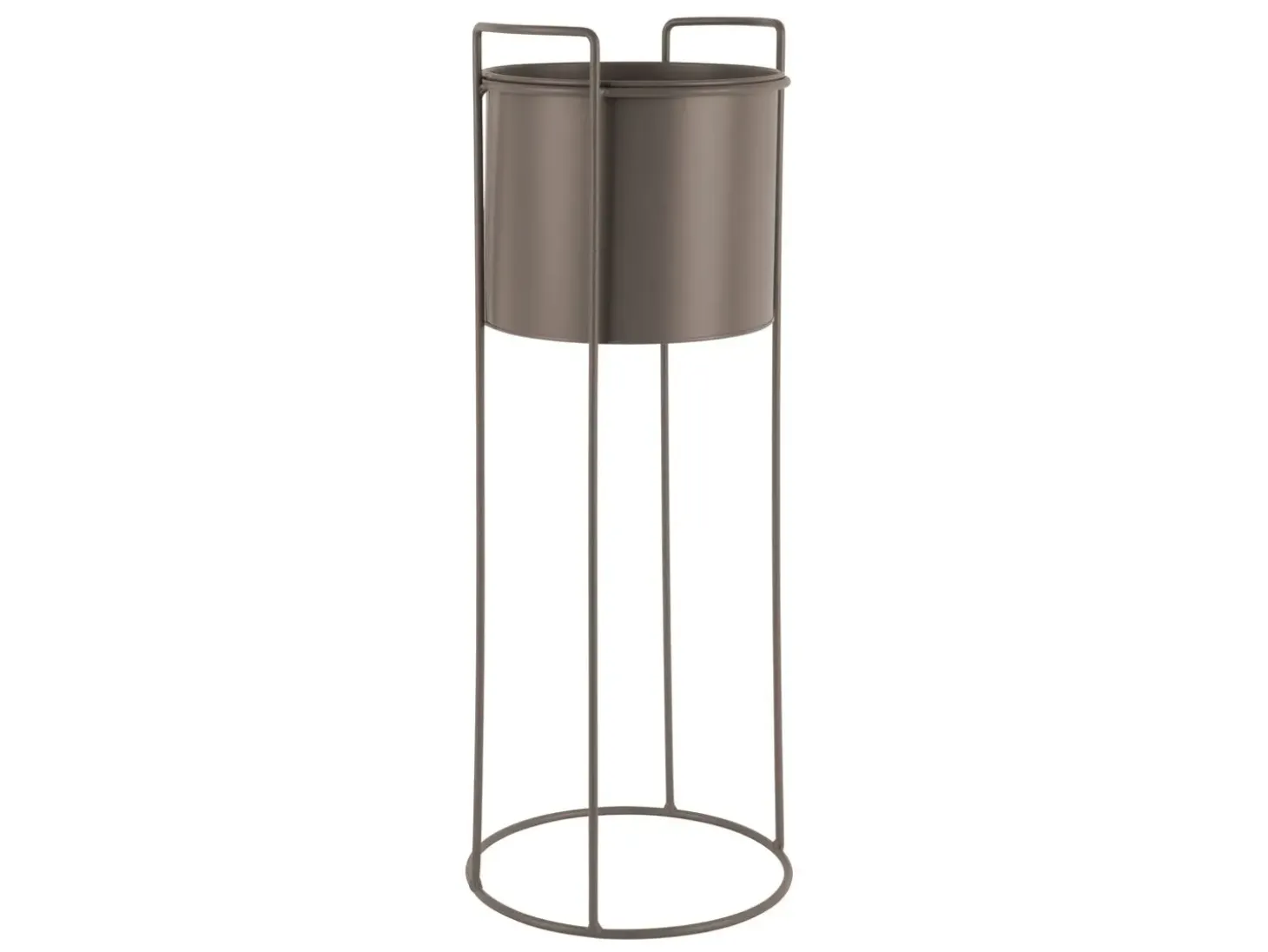 Present time - Plant pot set Essence round iron moss green