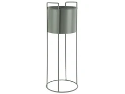 Present time - Plant pot set Essence round iron jungle green