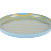 Present time - Plate Animado medium citrine yellow w. soft blue