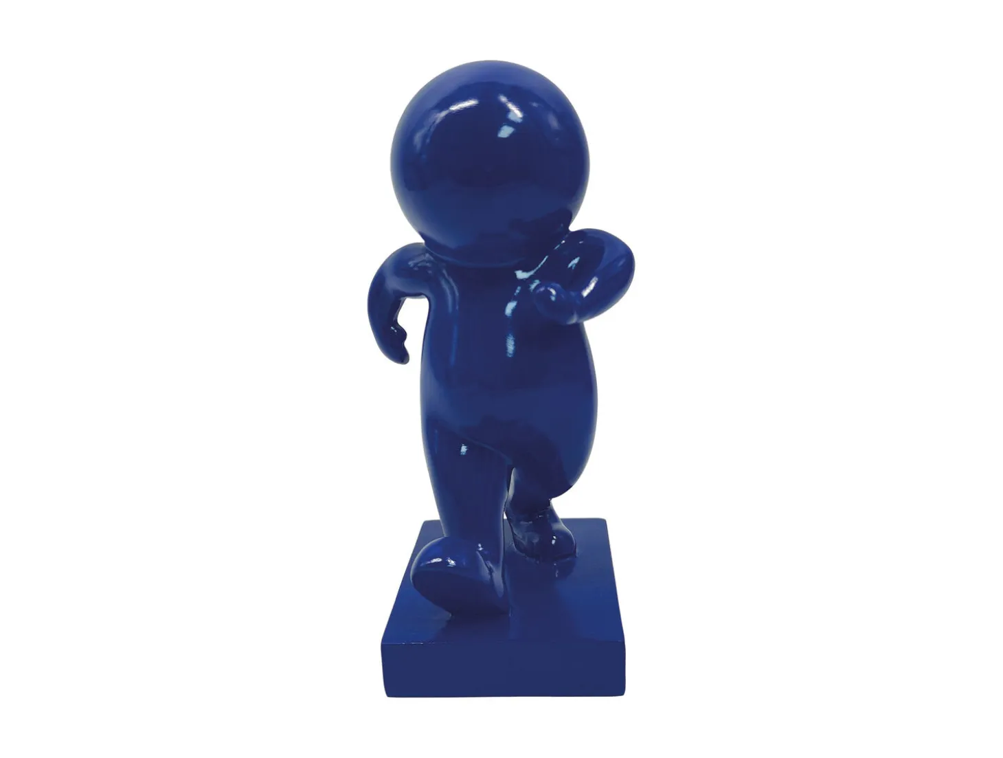 Present time - Statue Amigo Walking Medium cobalt blue