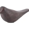 Present time - Statue Bird mango wood walnut lacquered