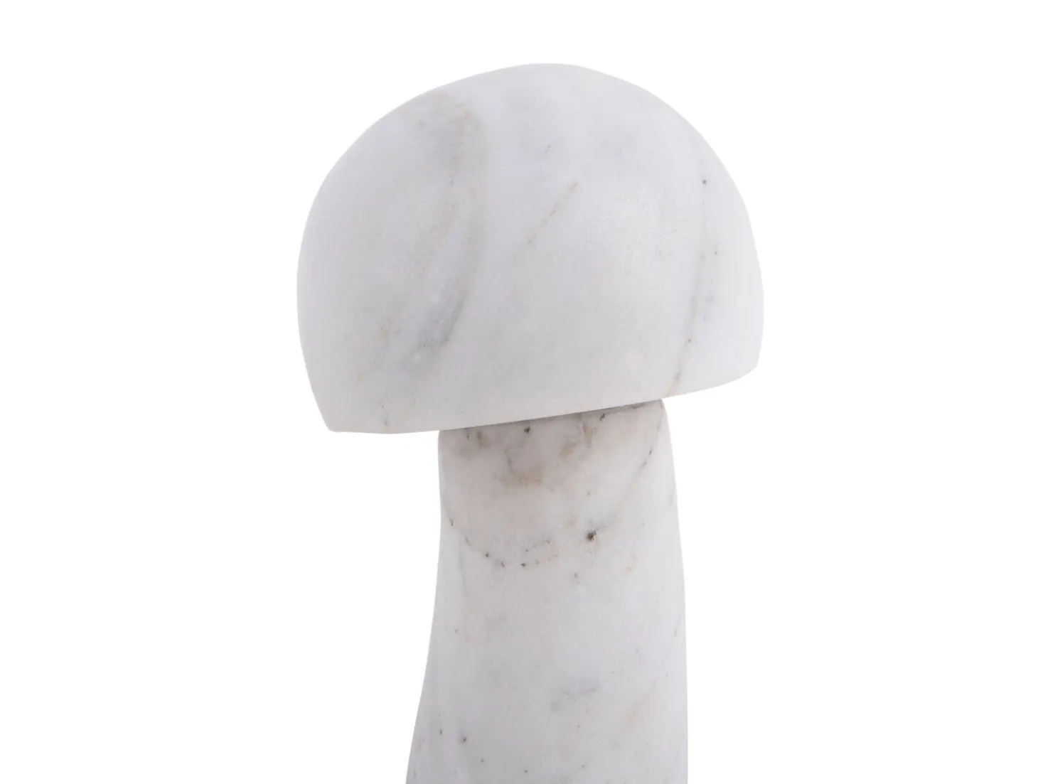 Present time - Statue Mushroom small marble white