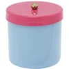 Present time - Storage jar Double Funky small soft blue w. bright pink