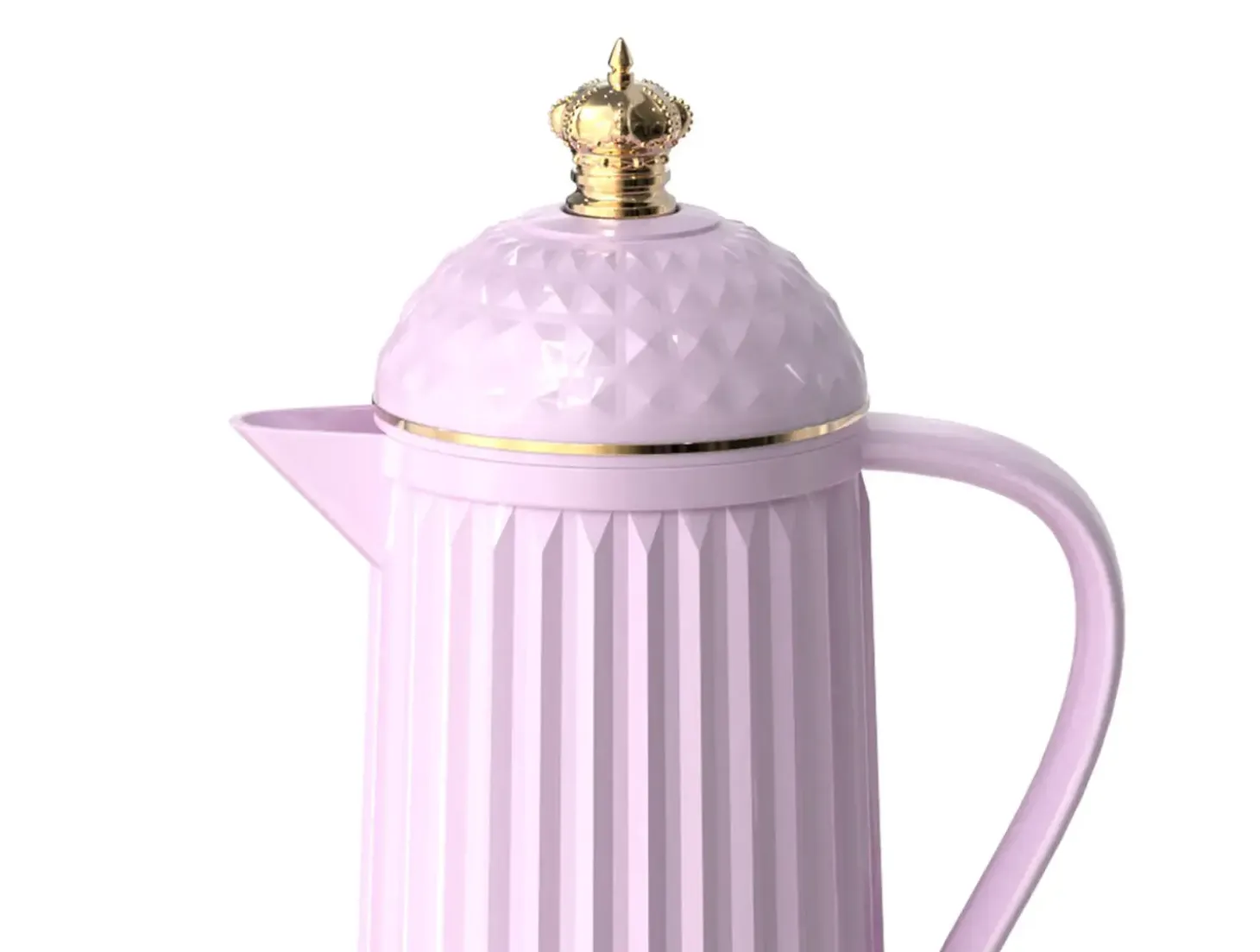 Present time - Thermos bottle Crown soft purple