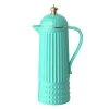Present time - Thermos bottle Crown turquoise blue