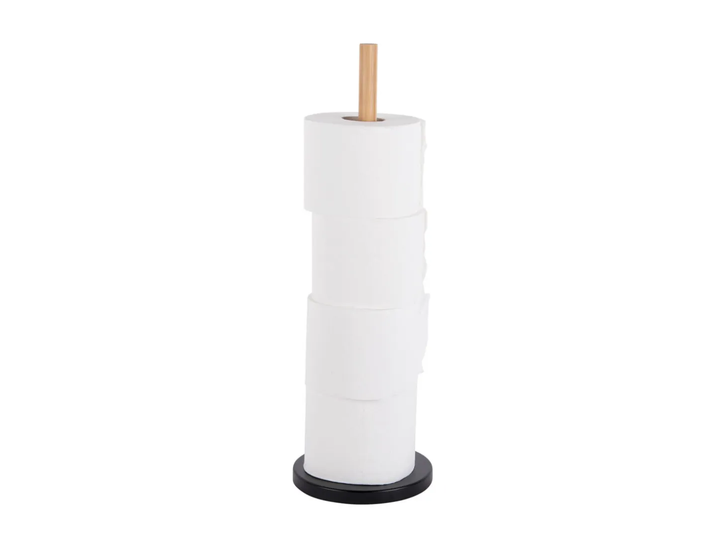 Present time - Toilet roll holder Clean bamboo black