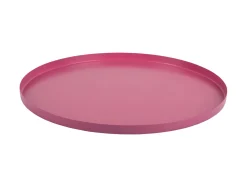 Present time - Tray Servir round medium bright pink