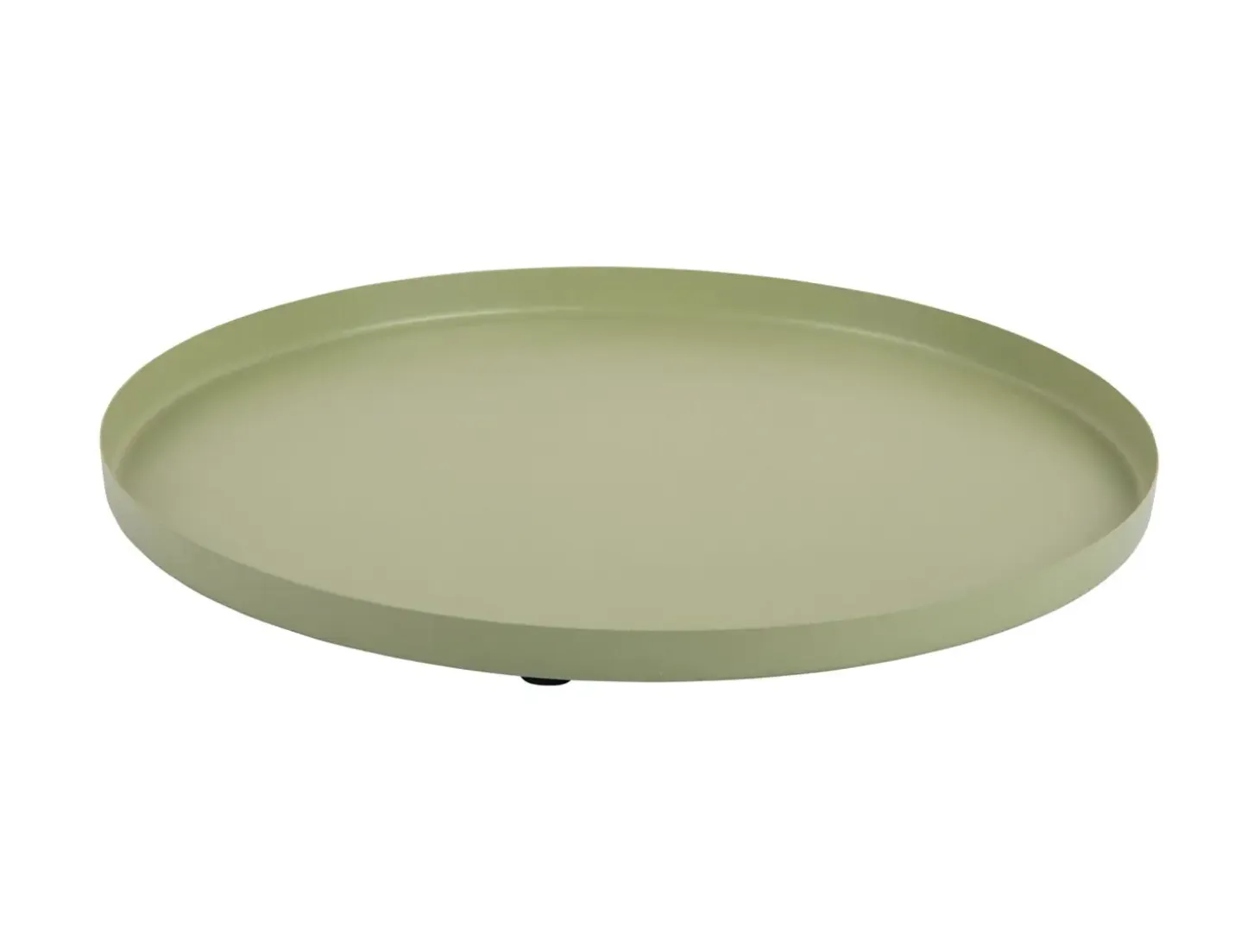 Present time - Tray Servir round small tea green