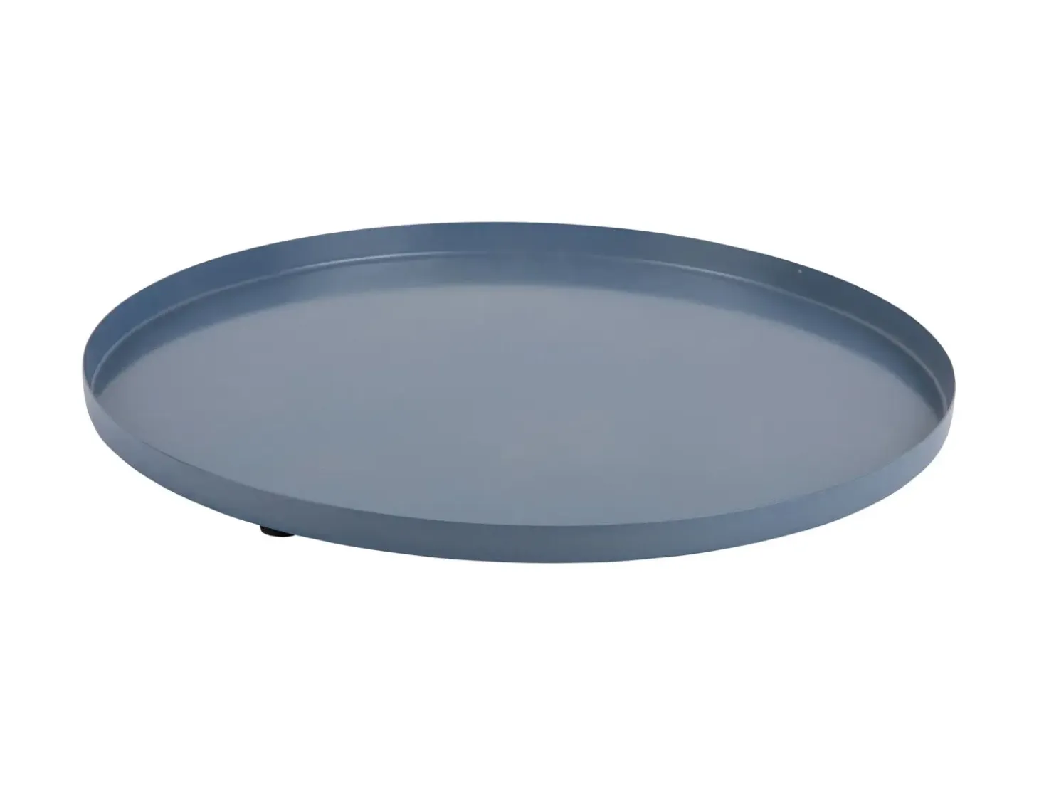 Present time - Tray Servir round medium classic blue