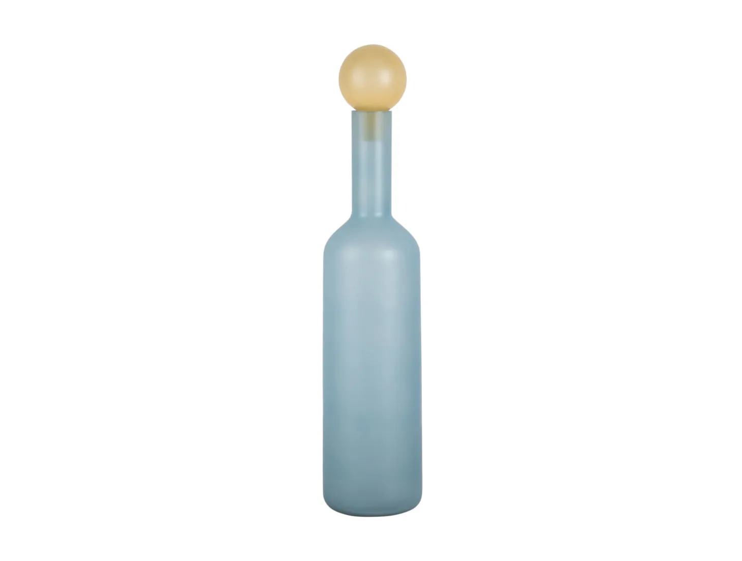 Present time - Vase Alegre Botellin large soft blue w. soft yellow