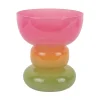 Present time - Vase Funky Vibes glass wide multi colour