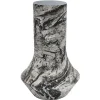 Present time - Vase Mosaic Marble white