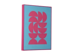Present time - Wall art Geometric soft blue