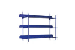 Present time - Wall rack Cool Retro cobalt blue