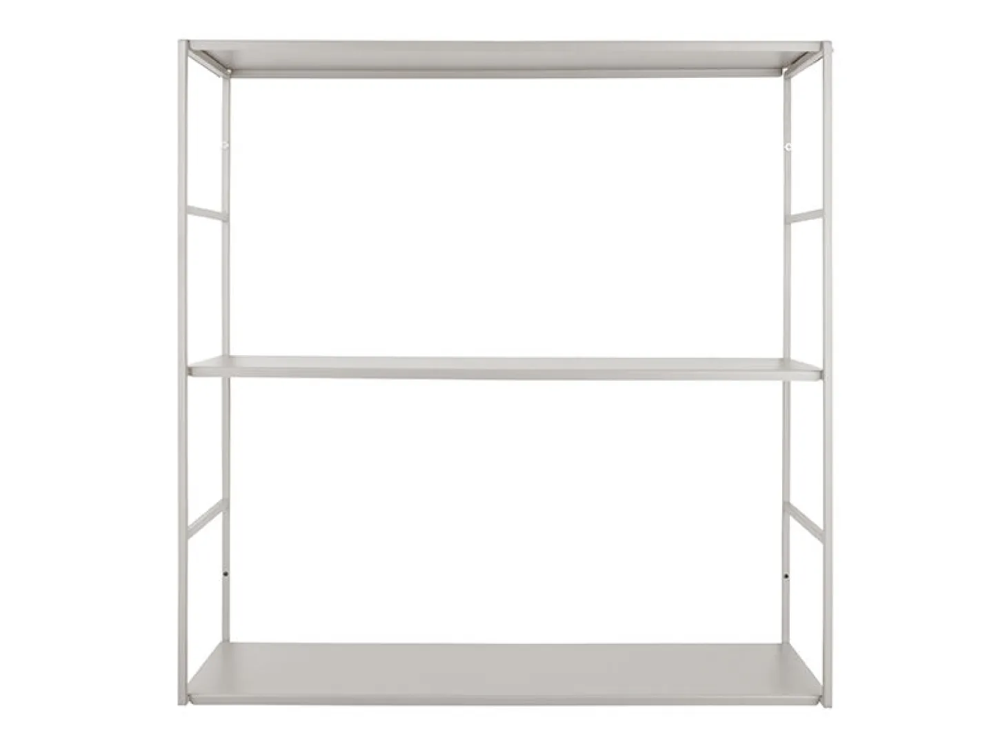 Present time - Wall rack Level metal matt warm grey