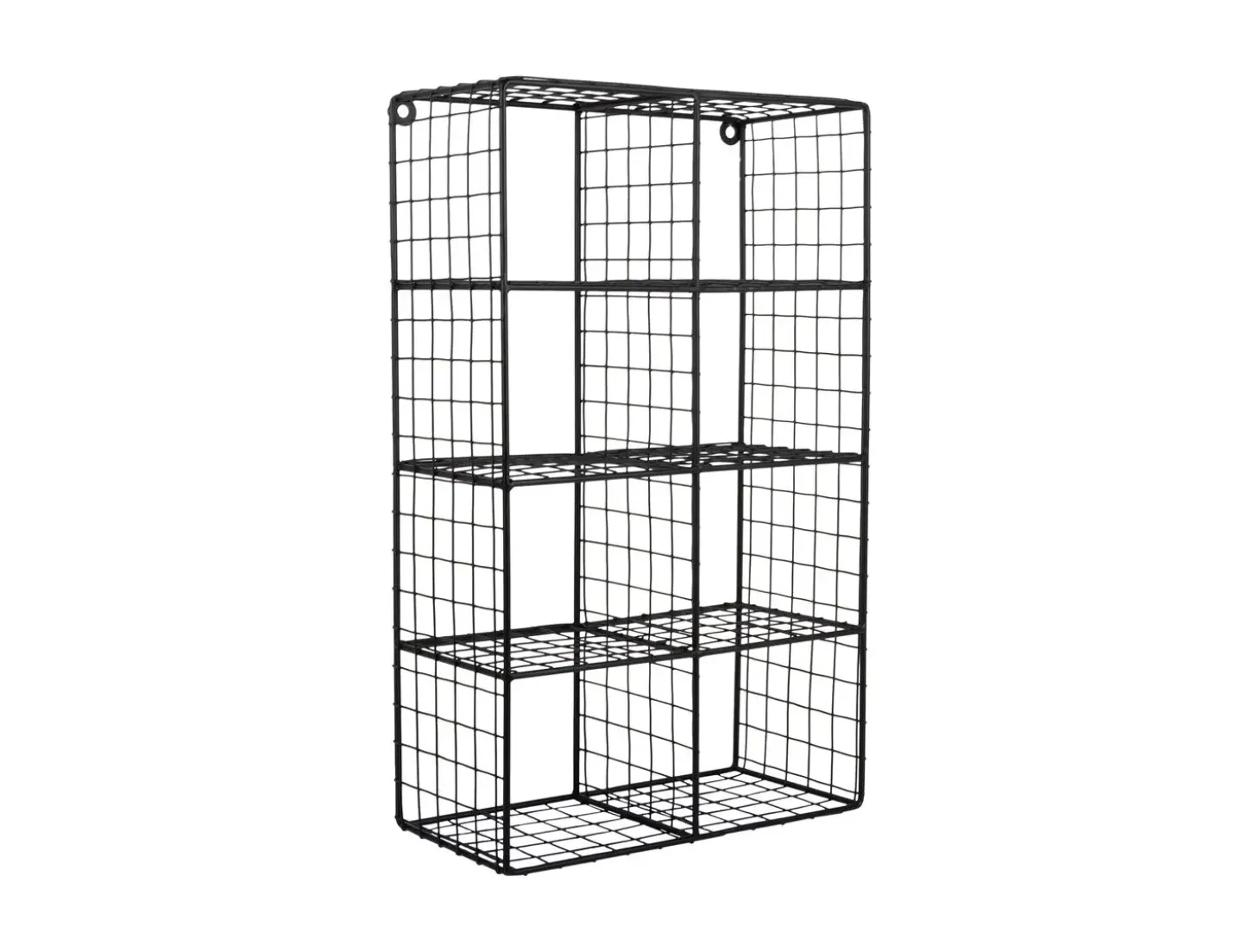 Present time - Wall rack Reja compartments black