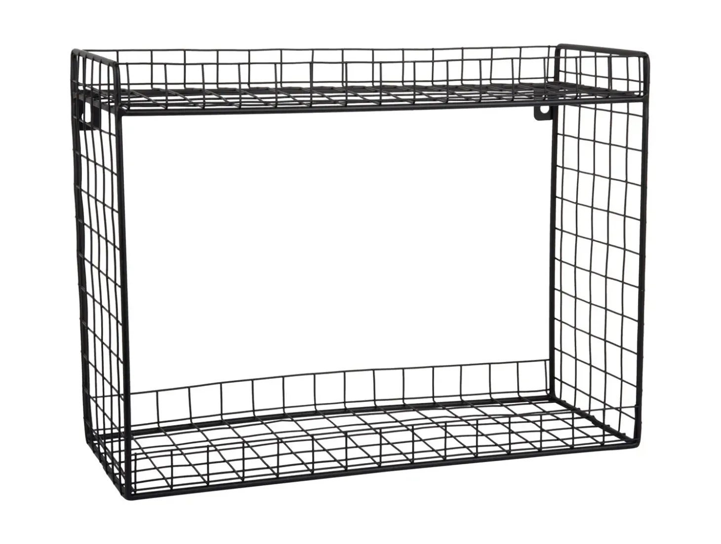 Present time - Wall rack Reja double layer black