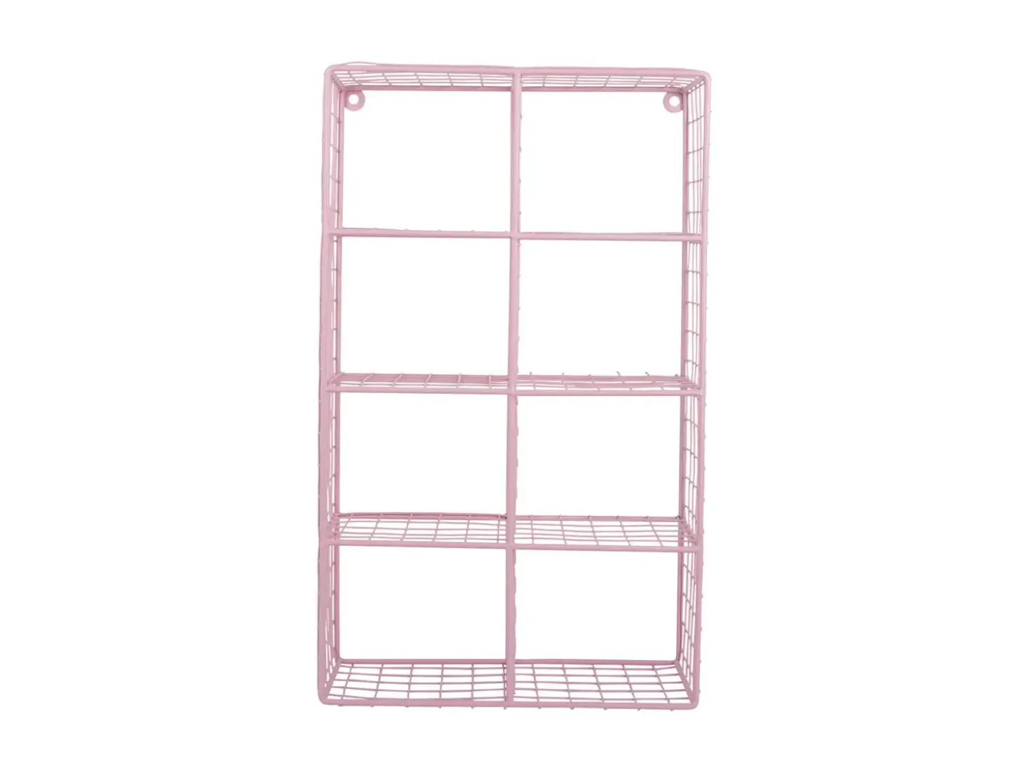 Present time - Wall rack Reja compartments soft pink