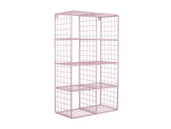 Present time - Wall rack Reja compartments soft pink