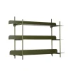 Present time - Wall rack Riqueza Tres luxury green