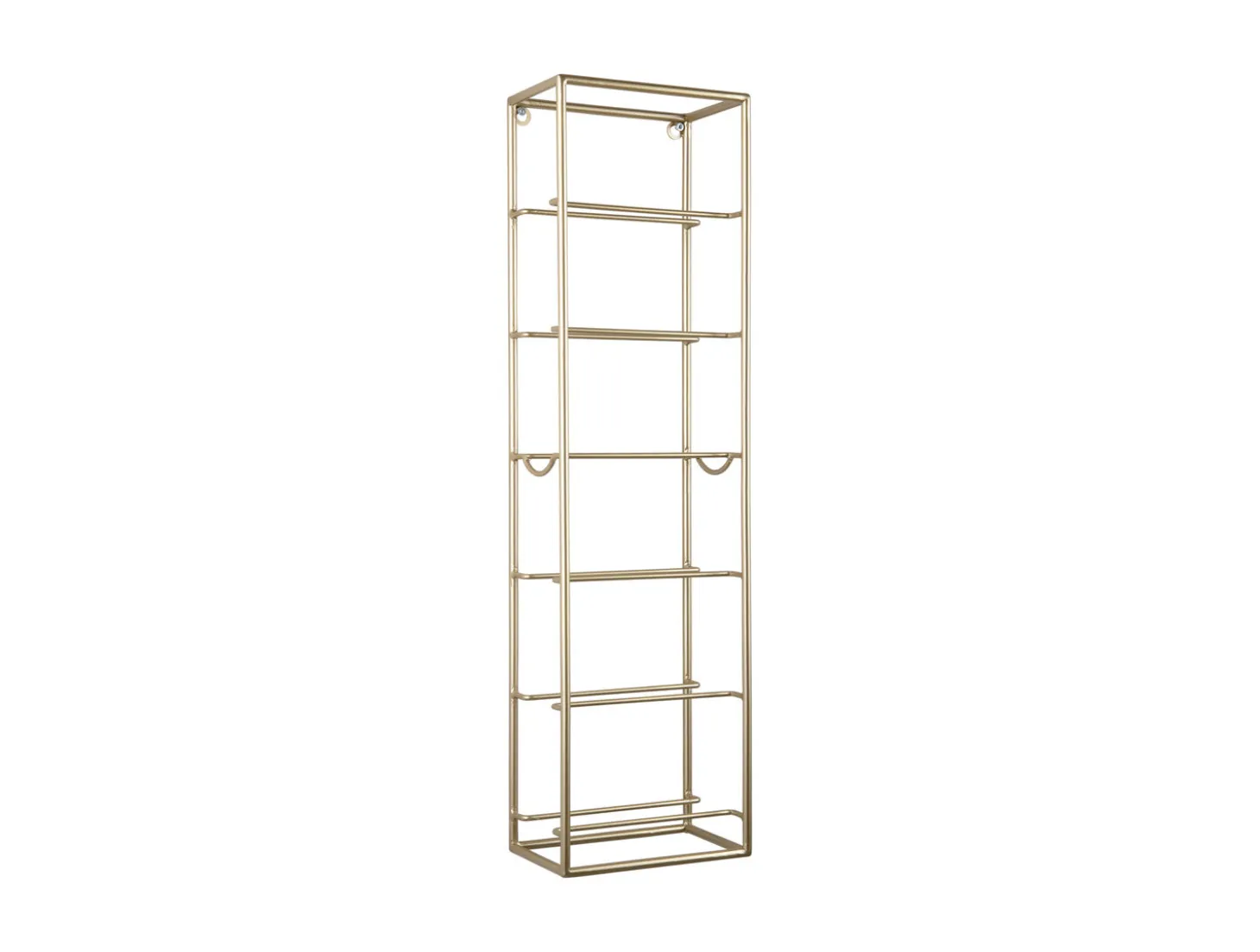 Present time - Wine rack Single metal painted gold