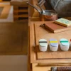 Remember - "TINY" porcelænsdåser - sæt med 4 stk