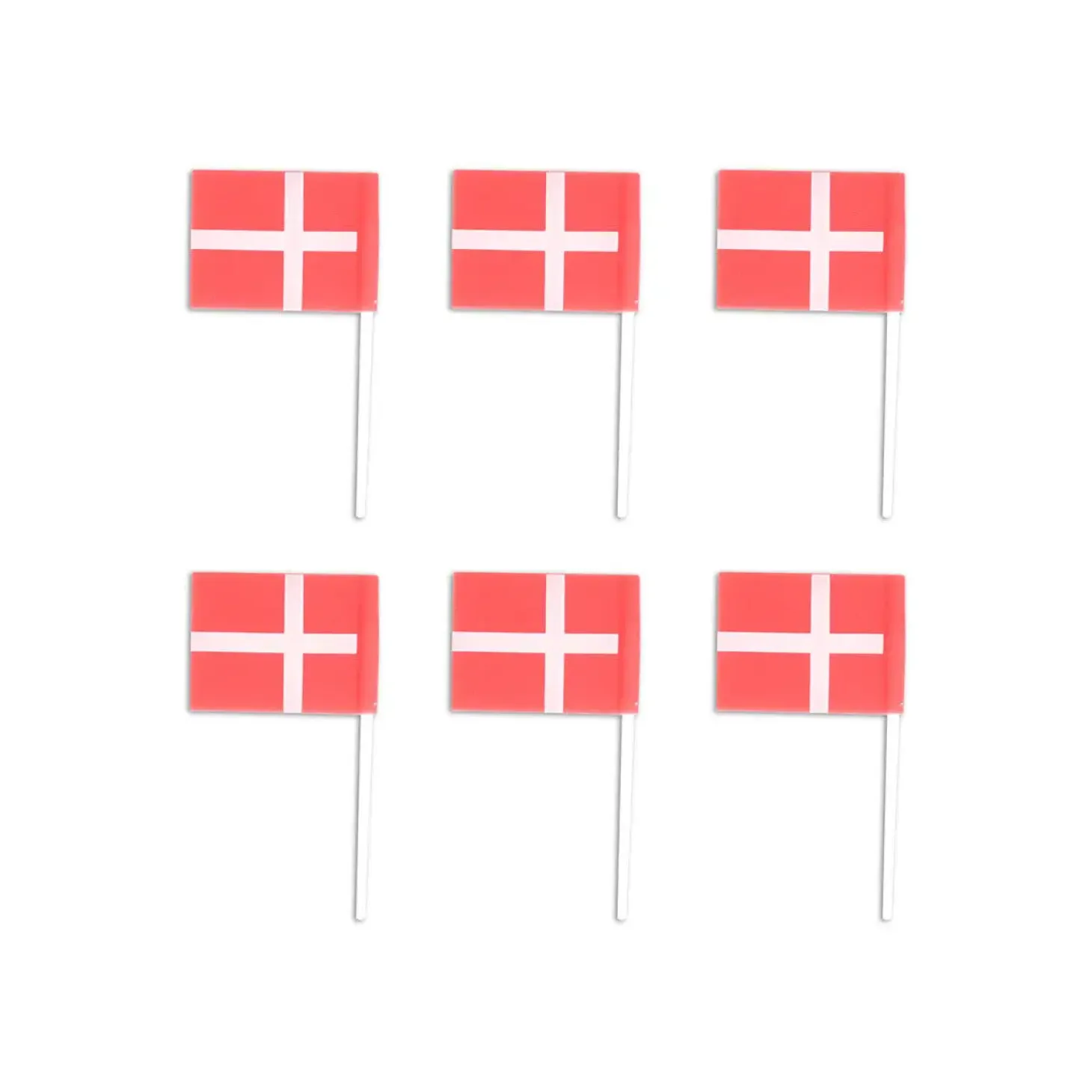 Royal Series - Lagkageflag i silikone - pakke med 6 stk.