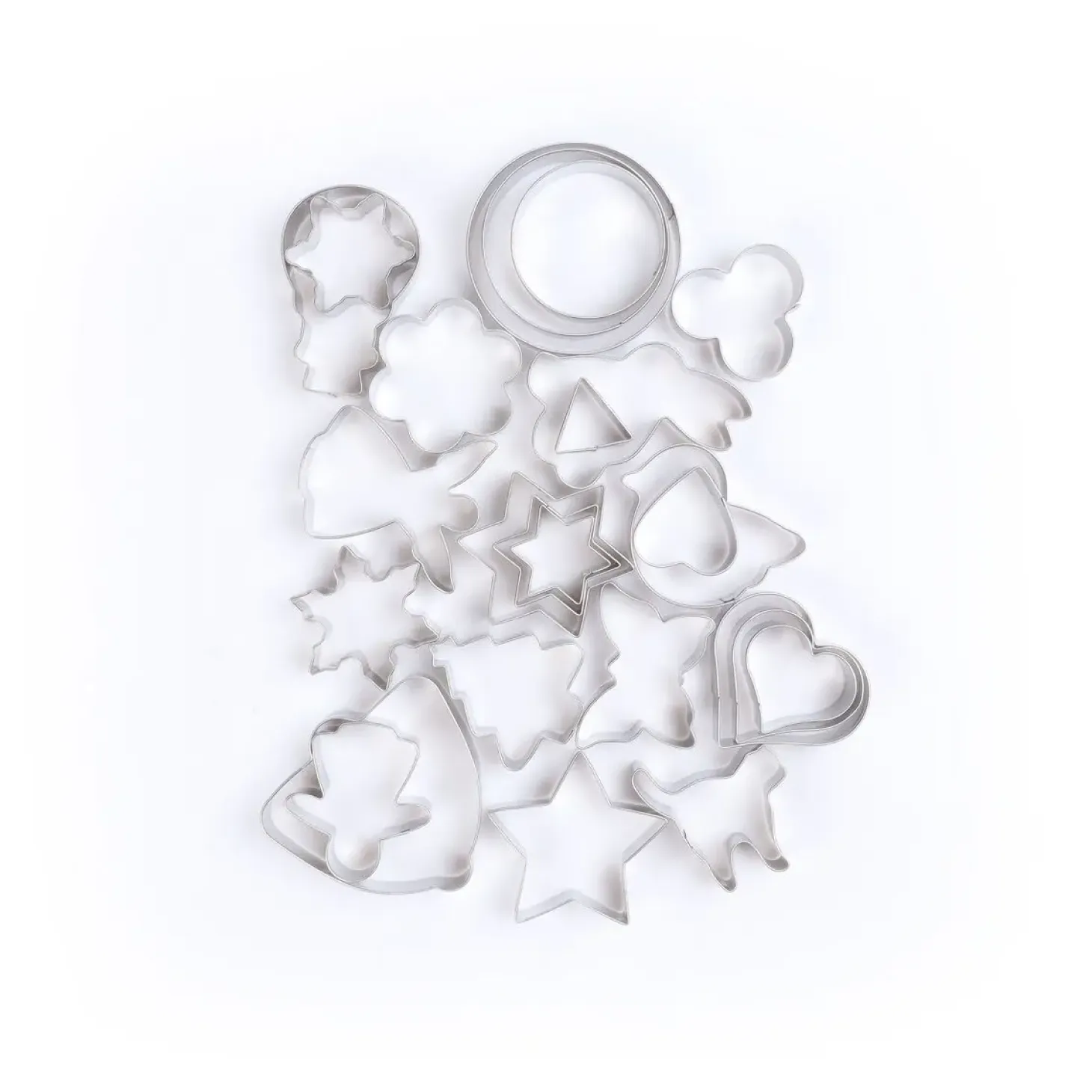 Royal Series - Udstiksforme - Forskellige figurer - 25 stk.