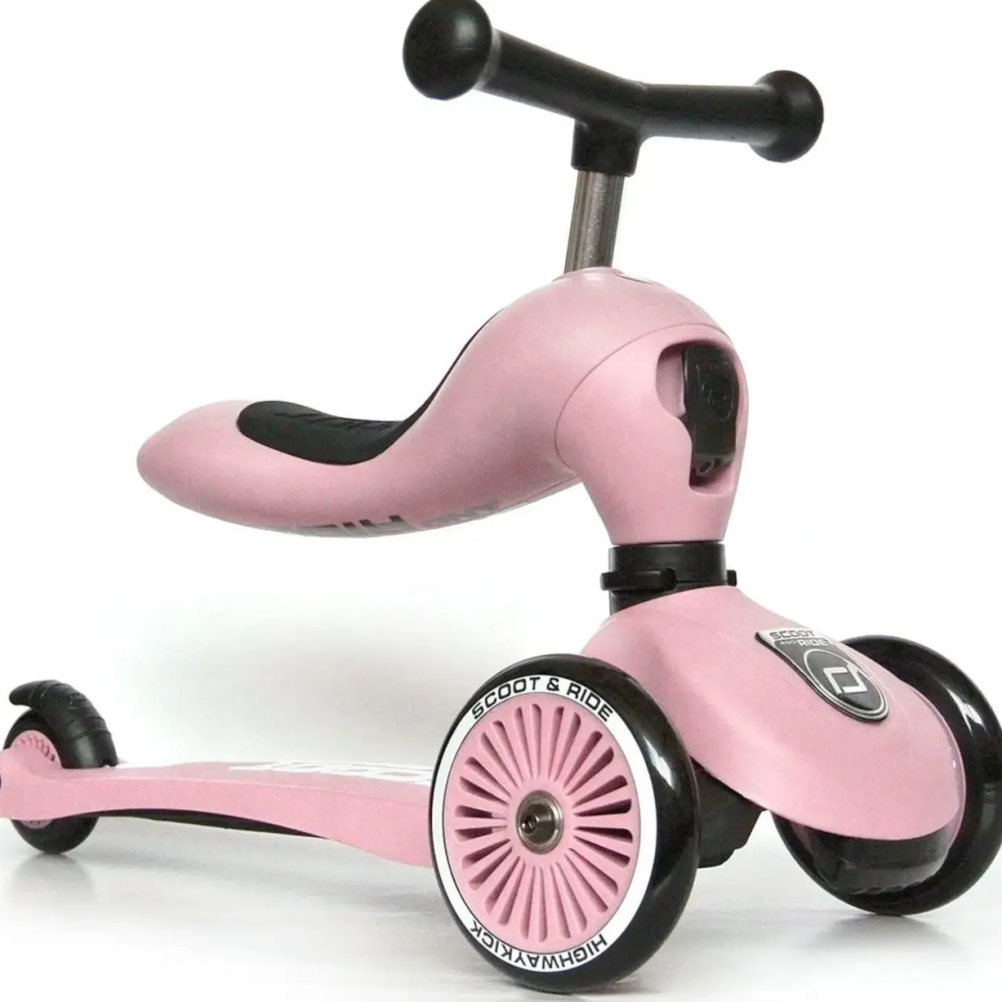 Scoot and Ride - Highway Kick 1 - Scooter / Løbehjul - Rose - Pink