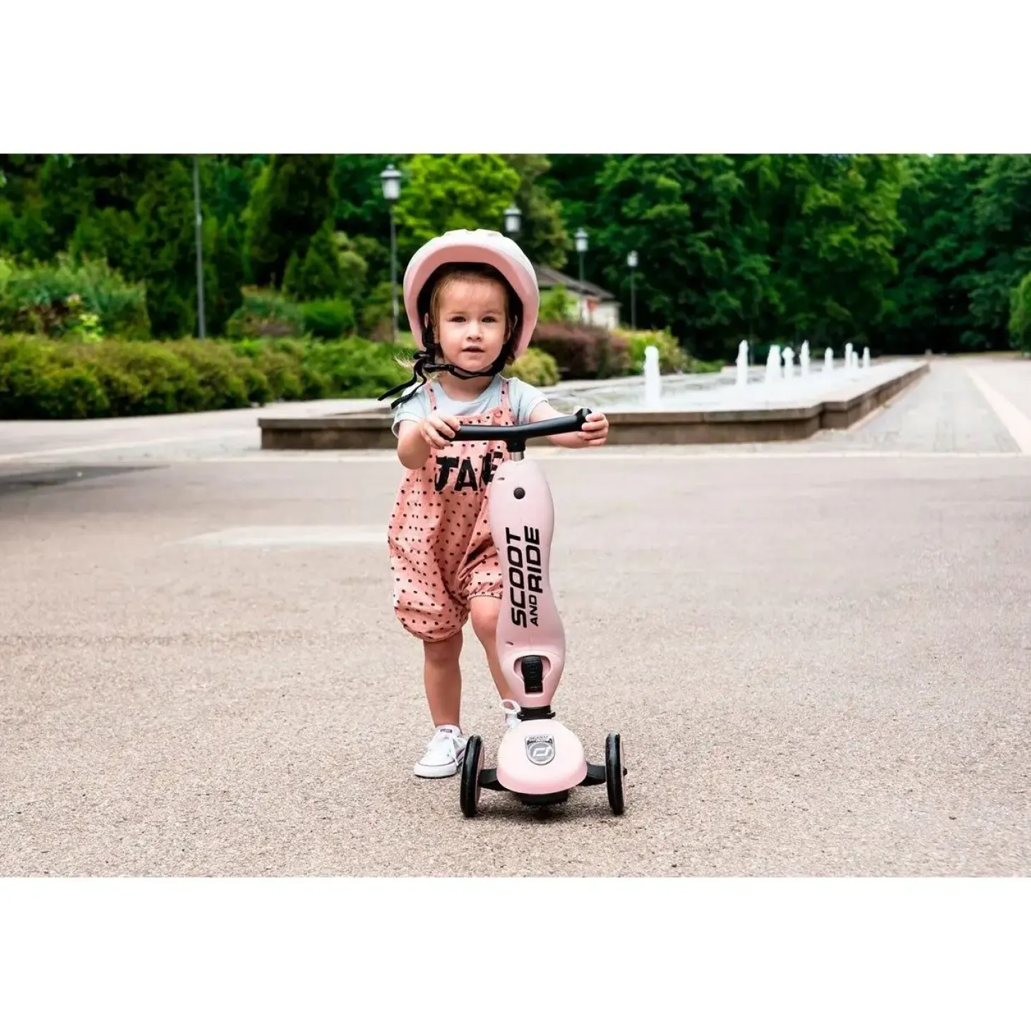 Scoot and Ride - Highway Kick 1 - Scooter / Løbehjul - Rose - Pink