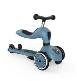 Scoot and Ride - Highway Kick 1 Push and Go - Løbehjul - Steel blå