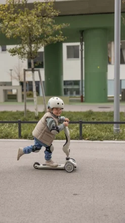 Scoot and Ride - Knæ- og albuebeskyttere - Ash - S