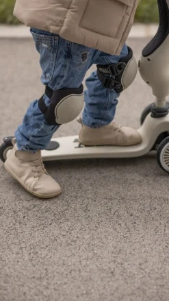 Scoot and Ride - Knæ- og albuebeskyttere - Ash - S