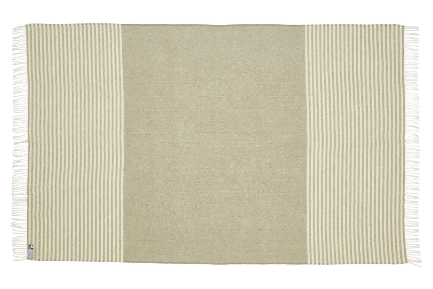 Silkeborg Uldspinderi - Plaid - Bogø - Light Green/Lys Grøn - 140x240 cm