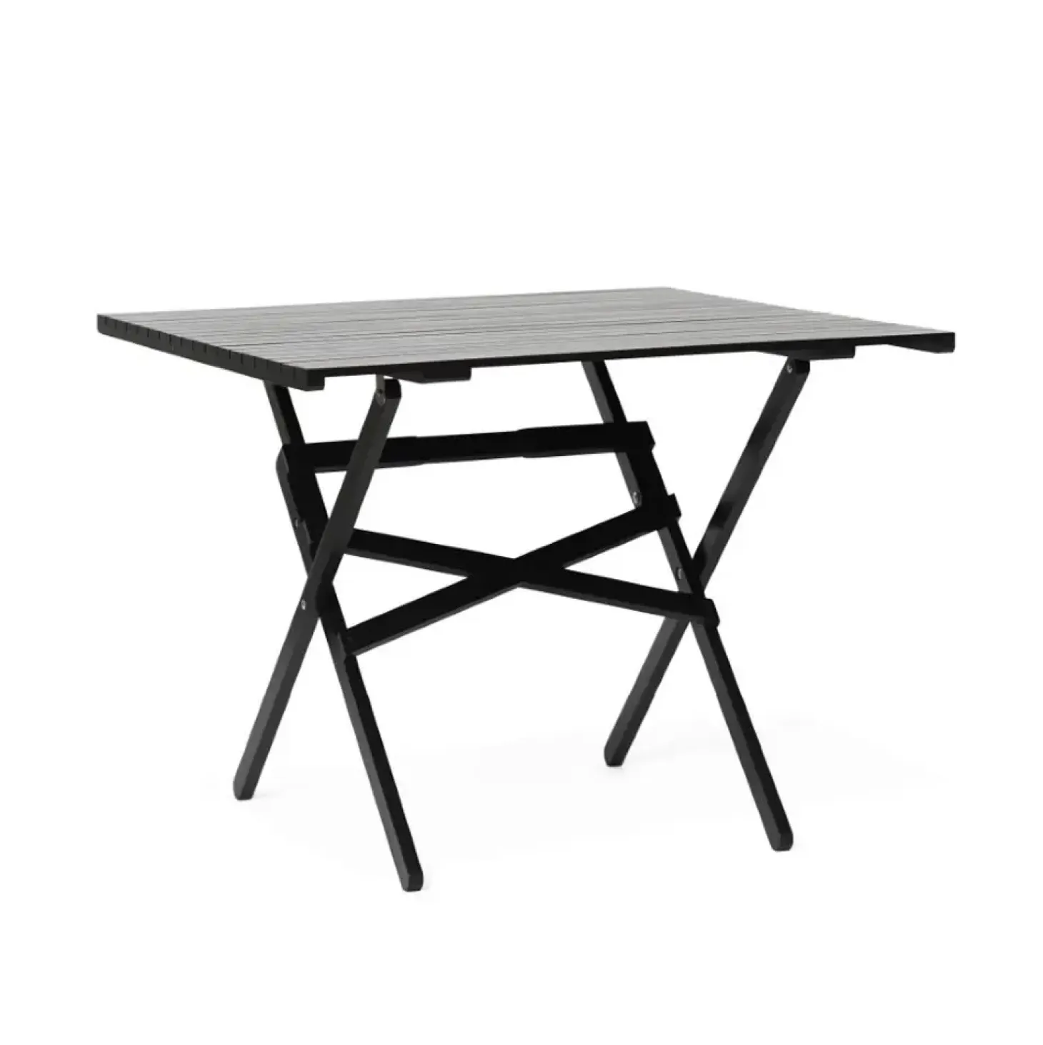 Skovshoved Møbelfabrik - Havebord - Vallø 90 Lamel - Sort - 90x90 cm