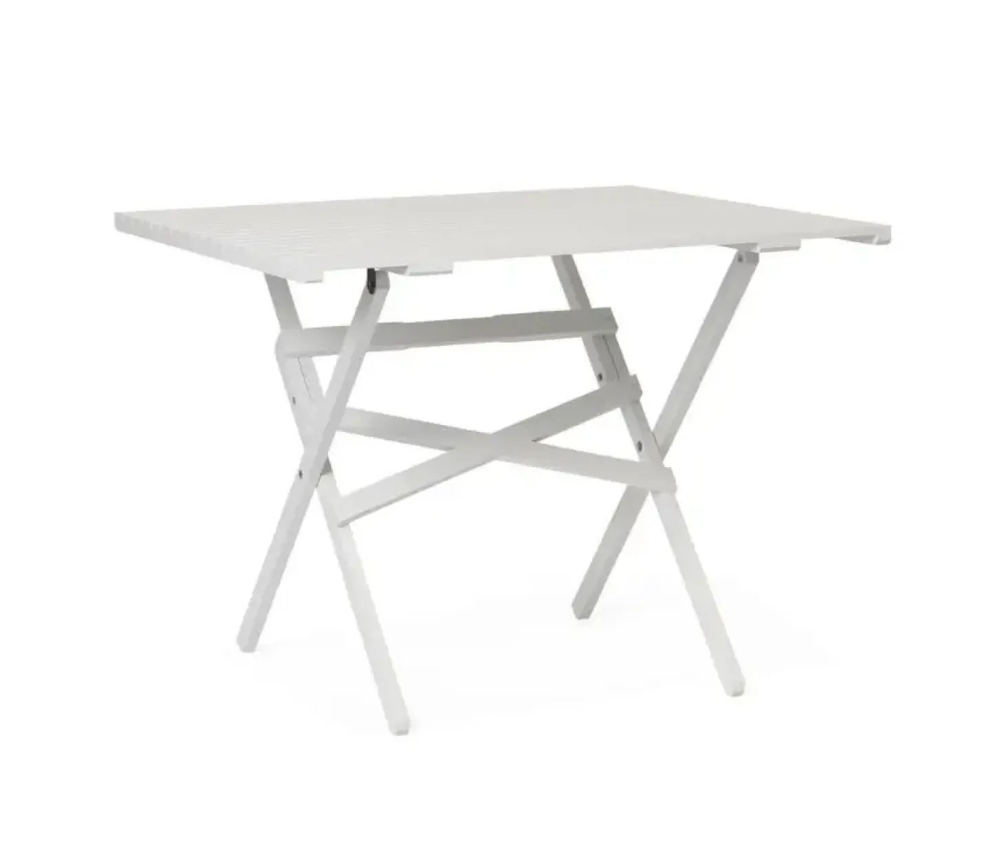 Skovshoved Møbelfabrik - Havebord - Vallø Lamel 70 - Hvid - 70x70 cm