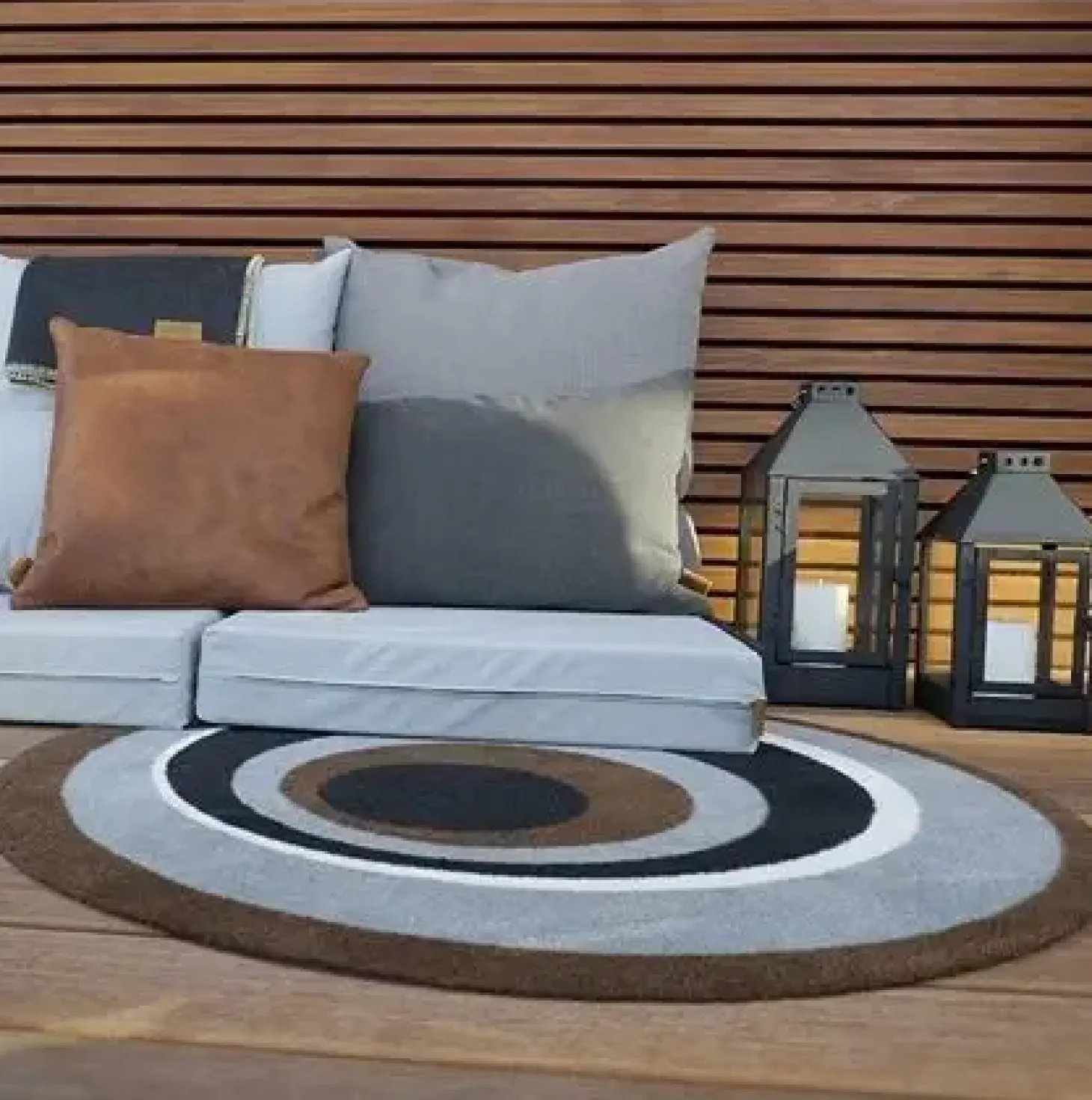 Skriver Collection - Light Grey Outdoor Orlando - 45 x 45 cm