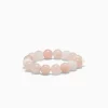 Soï - Chunky Rosa Jade - Krystal armbånd - Sindsro - 12 mm