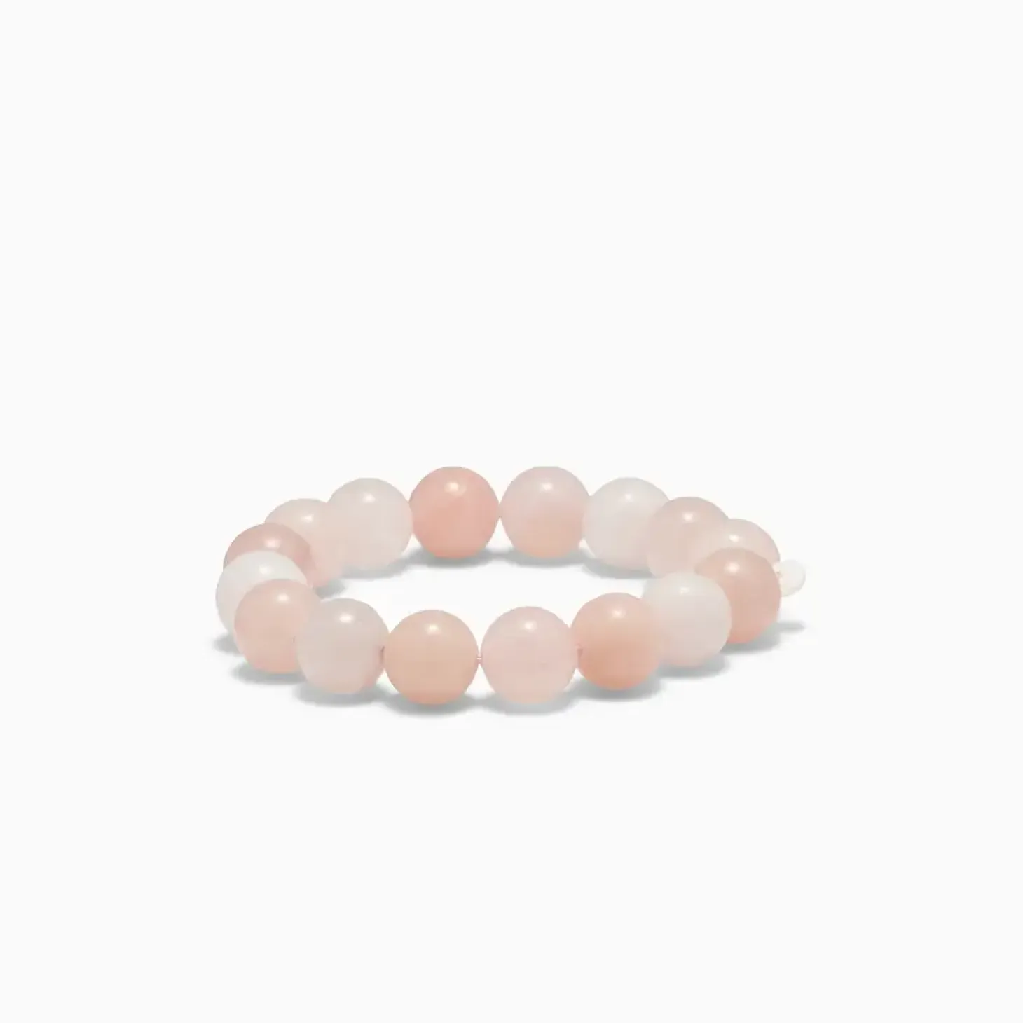 Soï - Chunky Rosa Jade - Krystal armbånd - Sindsro - 12 mm