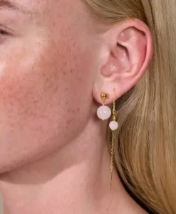 Soï - Ella Rosa Jade - Krystal øreringe