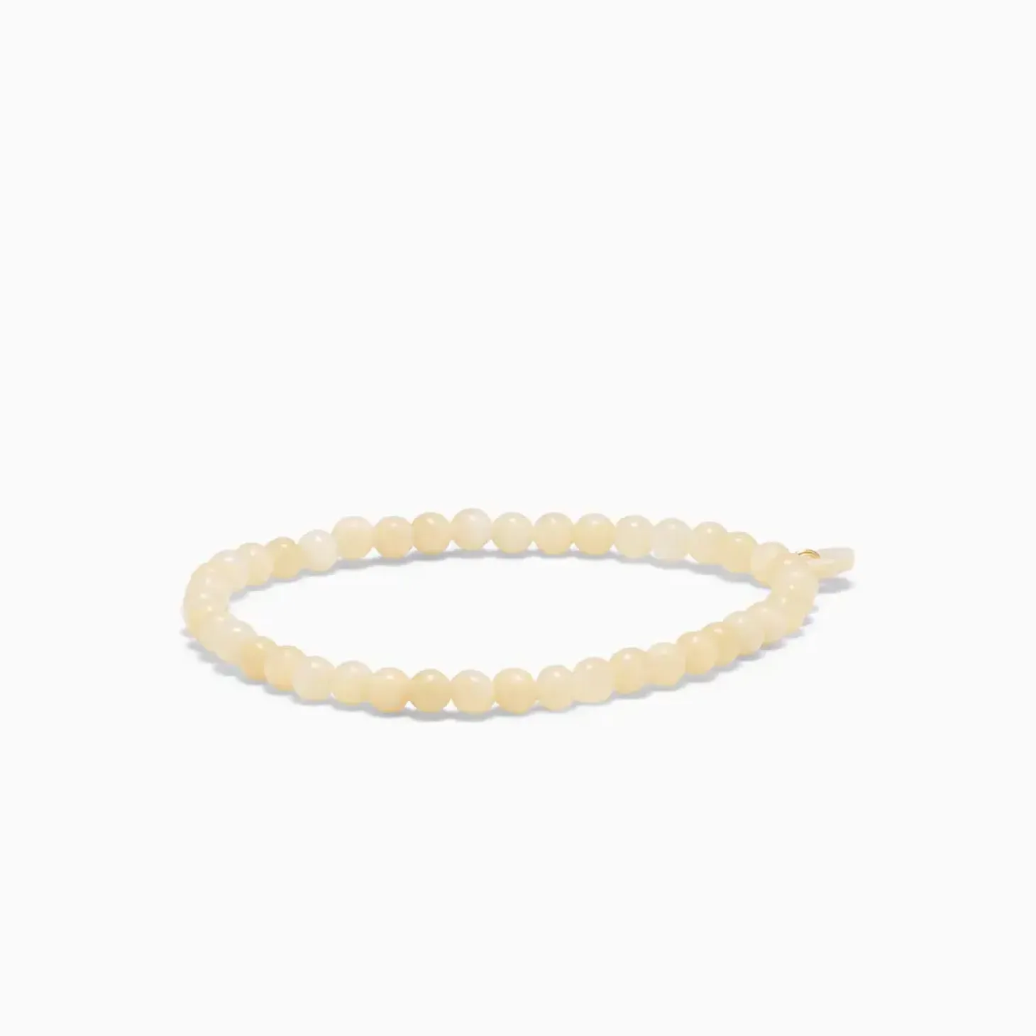 Soï - Gul Jade - Krystal armbånd - Velvære - 4 mm