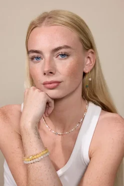Soï - Gul Jade - Krystal armbånd - Velvære - 4 mm