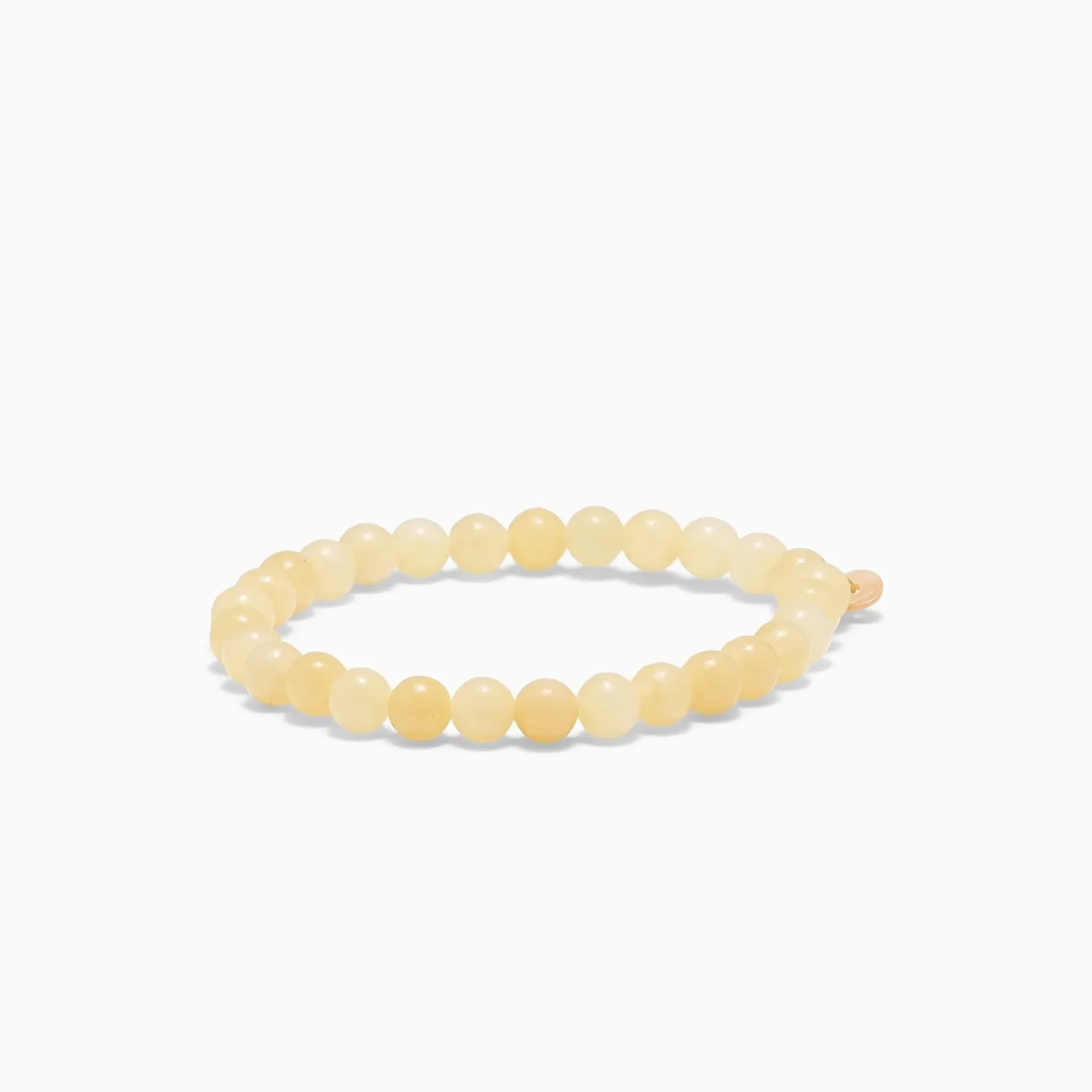 Soï - Gul Jade - Krystal armbånd - 6mm