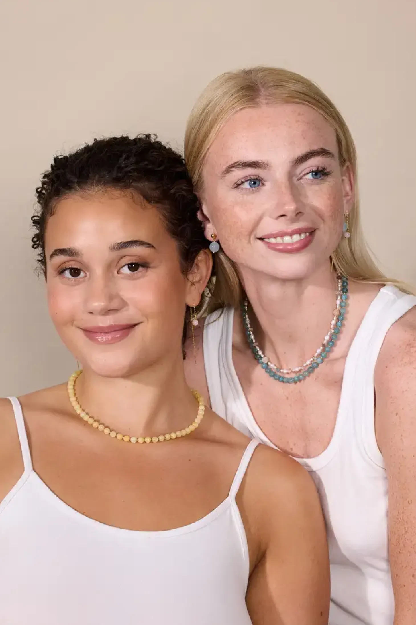 Soï - Gul Jade - Krystal halskæde - velvære