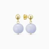 Soï - Nora Aquamarin - Krystal øreringe