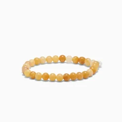Soï - Orange Aventurin - Krystal armbånd - glæde - 6 MM