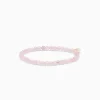 Soï - Rosakvarts - Krystal armbånd 4 MM - kærlighed