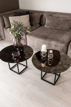Specktrum - Sofabord - Shade Coffee Table - Black/Brown - Ø60 cm