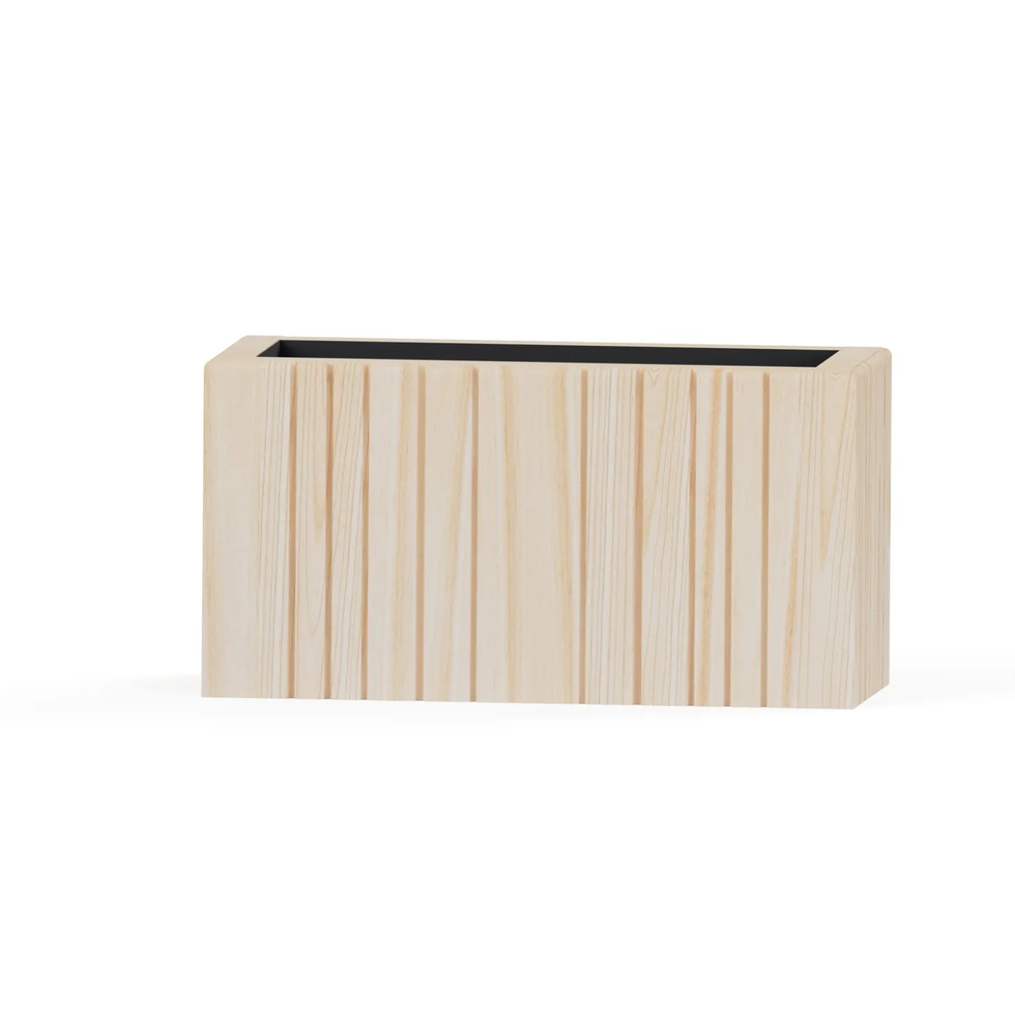 SQUARELY COPENHAGEN - Plantekasse - Unfold WIDE - Natur - 77 x 33 x 40 cm