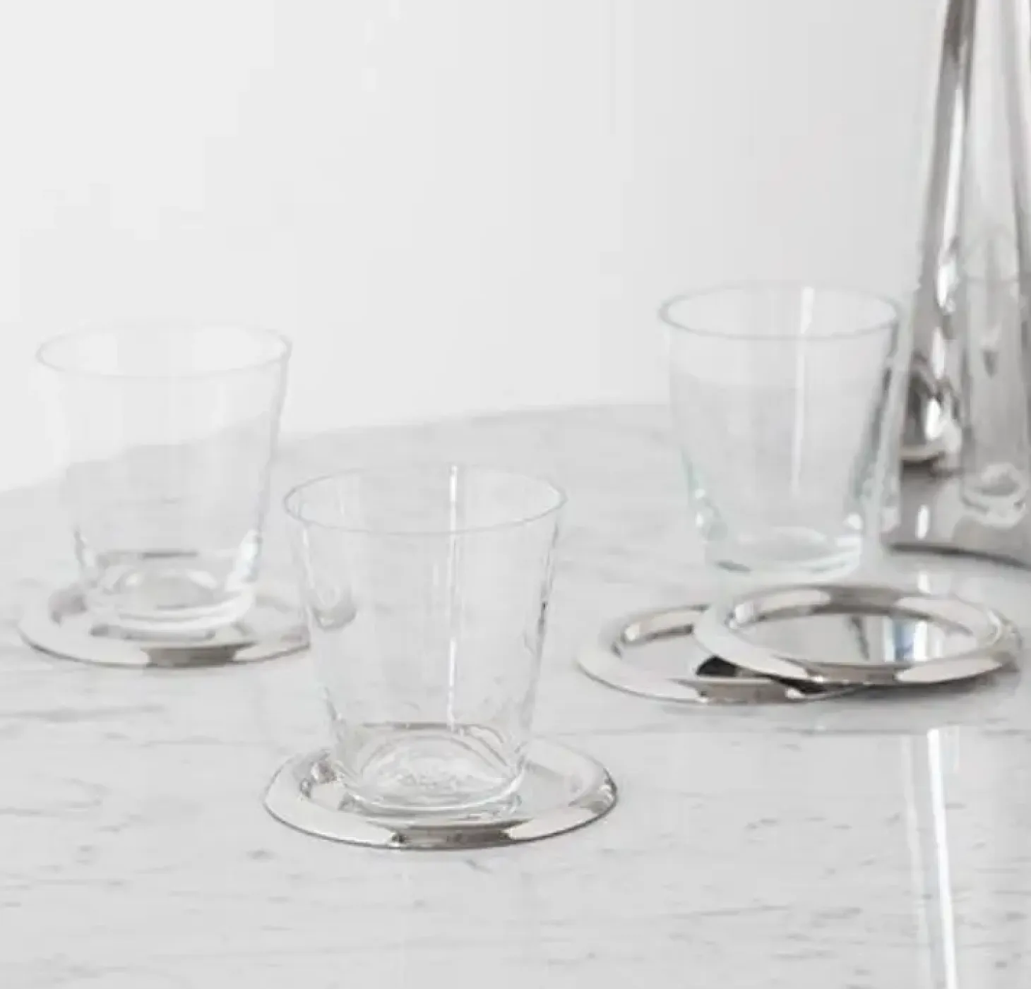 Steel Function - BORDBRIK TIL VINFLASKE 4 STK. Ø10 CM.
